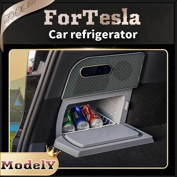 За автомобилния хладилника Tesla Model Y, компресор за охлаждане на автомобилния мини-хладилник Tesla Model Y 2023, аксесоари