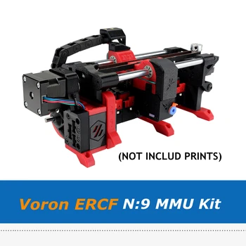 Устройство за подаване на домакинството е заек, Моркови Enrager ERCF N9 Комплект Екструдер от Няколко материала за Voron Switchwire Trident V2.4 Klipper RRF резервни Части За 3D-принтер