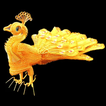 Препоръчани занаяти Тъкачество от алуминиева тел Модел на Финикс Подаръци от метална жица САМ творчески подаръци в китайски стил украса