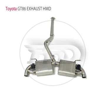 Изпълнението на Изпускателната Система HMD От Неръждаема Стомана Catback За Toyota 86 GT86 GR86 2.0 L 2013 + Автомобилни Ауспуси