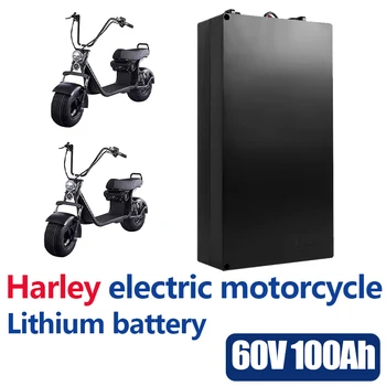 Литиева батерия за электромобиля Harley, водоустойчив батерия 18650, 60 и 80 ah, за двухколесного складного електрически скутер Citycoco, велосипед