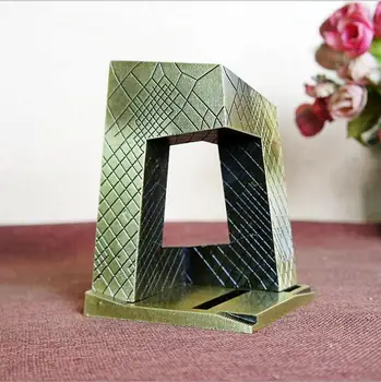 Световно известни архитектурни бронзови изделия Китай Пекин Модел кули за видеонаблюдение Изграждане на метални модел за домашен интериор Сувенир подарък
