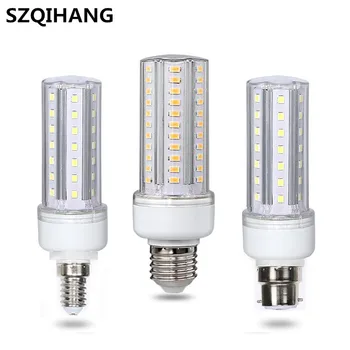 1 бр. E27 led крушка E14 led лампа 220v царевичен лампа B22 led энергосберегающая крушка, полилеи, свещи, led лампа за декорация на дома.