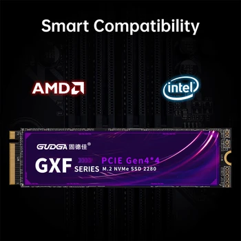 GUDGA M. 2 NVMe SSD, 512 GB И 1 TB И 2 TB PCIe 4,0 Ssd Nvme Gen4 4500 MB/s. Вътрешен Твърд диск NMVE SSd диск за Десктоп, лаптоп PS5