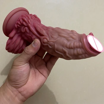 Вибратор с телесен цвят, колан за ануса, огромни реалистични вибратори, силиконови пенис с вендузата, секс играчки за жени, анален накрайник, оргазъм
