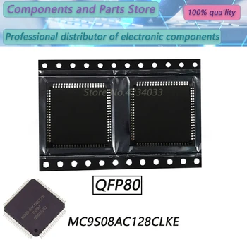1БР MC9S08AC128CLKE QFP80 100% чисто нов оригинален IC MCU