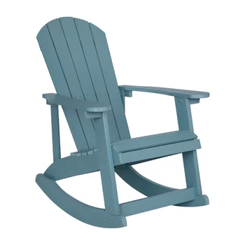 Люлеещ се стол от полимерна смола Savannah от полиамид Adirondack - морска пяна