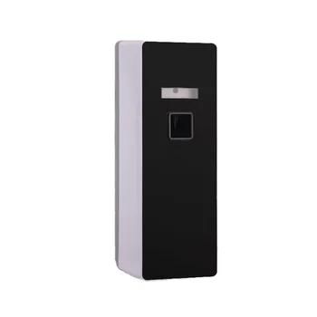 LCD автоматично аерозолен диспенсер, кран с дистанционно управление на времето за хотела, машина за индукционно пръскане на парфюм, черен