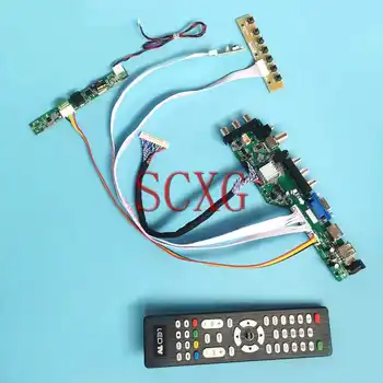DVB LCD дисплей Панел на Контролера Такса С Подходящ за M156B3 M156BGE 15,6 