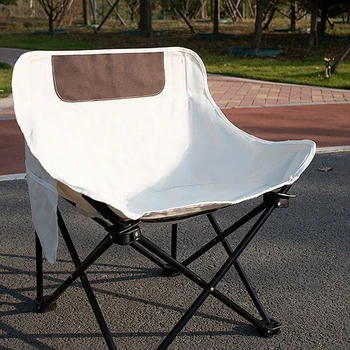 Улични столове С Висока Облегалка Сгъваема За бързо съхранение И Удебелени Стоманени Тръби, Укрепляющими Парапети с фиксирана точка
