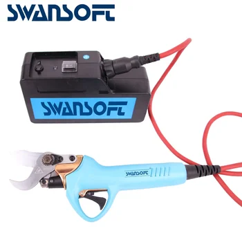 Електрически ножици за подстригване 36 В йонна ножица за клони 0-30 мм нож за дървета, Инструменти за рязане на клони SWANSOFT