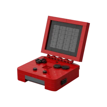 Moc Game Boy Advance SP Строителни Блокове Креативна Игра Конзола Модел 212 бр. Играчки Тухли Дизайн За Момче Детски Подарък