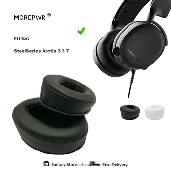 Сменяеми амбушюры за SteelSeries Arctis 3 5 7 и детайли за слушалки, кожен слушалки, калъф за слушалки