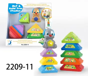 Детски забавни играчки за деца, боядисана штабелирующая куче кула, играчка фигурки, сгъваема кула, забавна пъзел